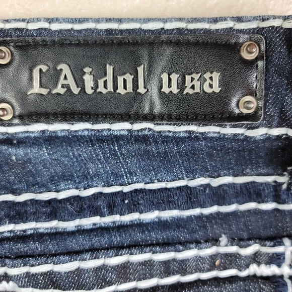 New la idol white boot cut jeans blue - Picture 5 of 10